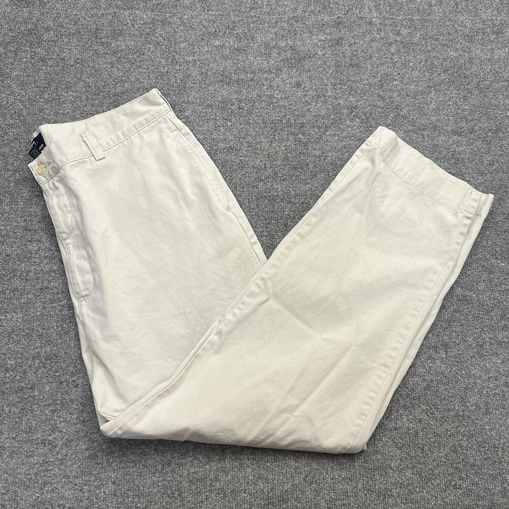 Polo Ralph Lauren Pants Mens 38x32 Beige Chino Khakis 100% Cotton Casual